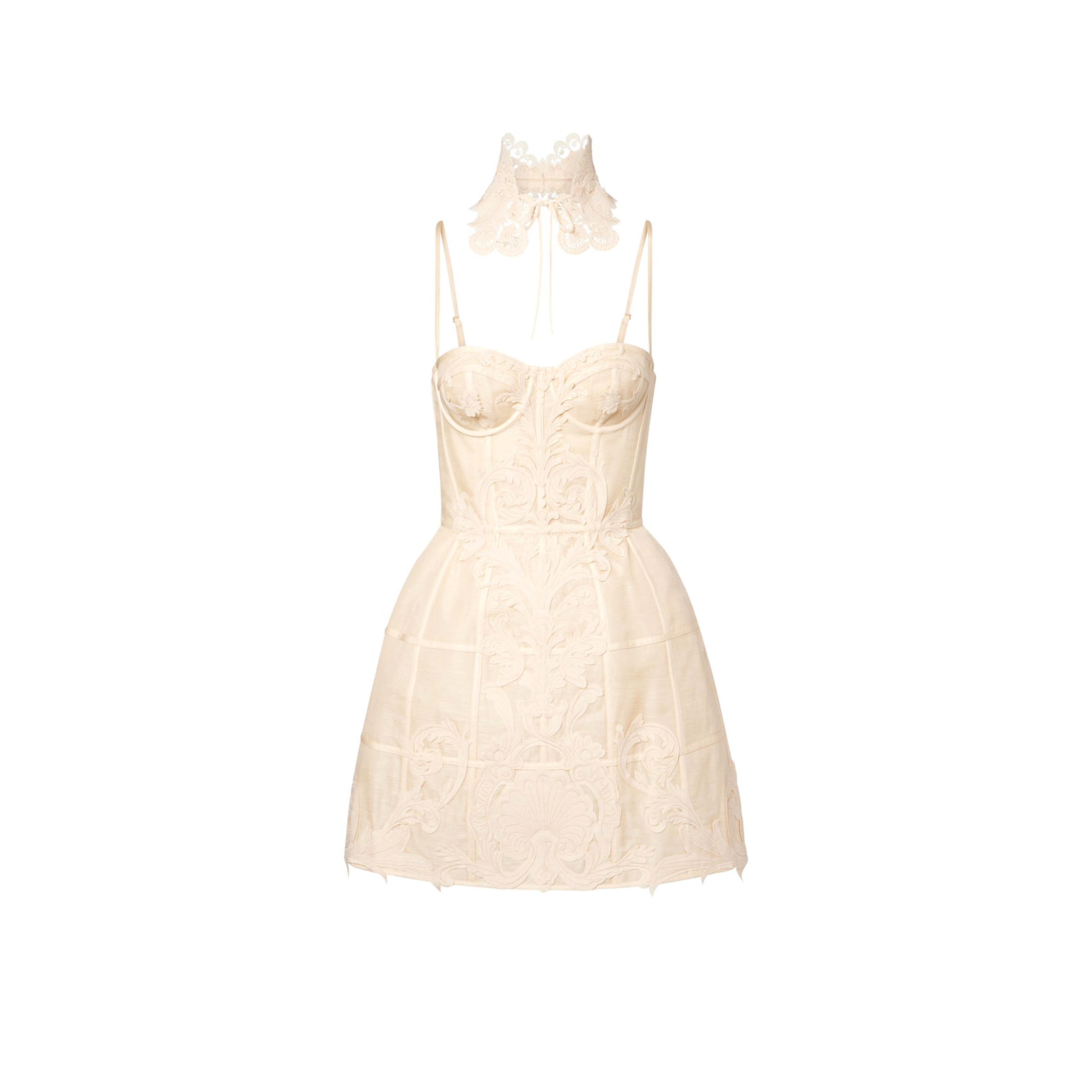 ZIMMERMANN REBELLION FILIGREE MINI DRESS 6350DC261